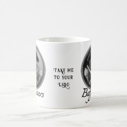 Buffaneers Pirate "Bring mich zu deinem Lido" Kaffeetasse (Mittel)