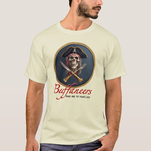 Buffaneers Pirate "Bring mich zu deinem Lido" T-Shirt (Vorderseite)