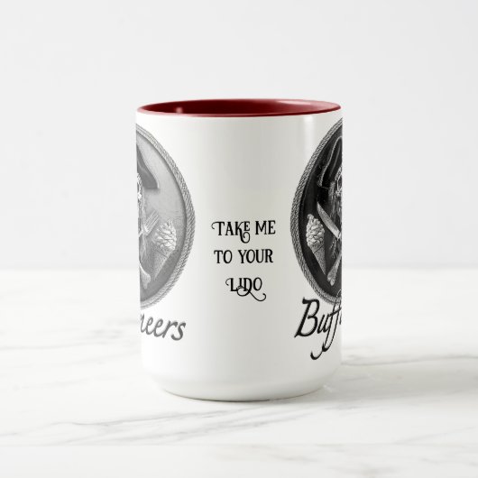 Buffaneers Pirate "Bring mich zu deinem Lido" Tasse (Zentrum)