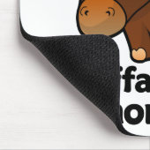 Büffel aßen meine Hausaufgaben Mousepad (Ecke)