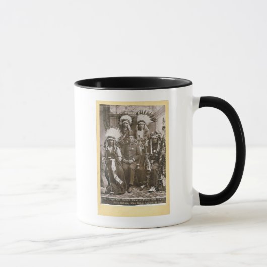 Büffel-Bills amerikanischer Ureinwohner 1890 Tasse (Rechts)
