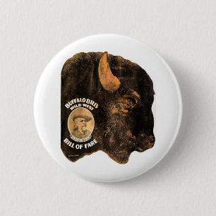 Büffel-Bills wilde Westshow Vintages 1898 Button