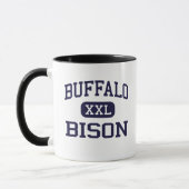 Büffel - Bison - hoch - Büffel West Virginia Tasse (Links)