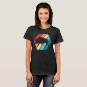Büffel Bison Tier Wildnis Retro T-Shirt (Vorne ganz)