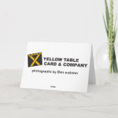 Büffel-Buckel im Schnee Karte (Rückseite)