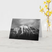 Büffel-Buckel im Schnee Karte (Gelbe Blume)