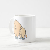 Büffel-Cartoon Kaffeetasse (Vorderseite Links)