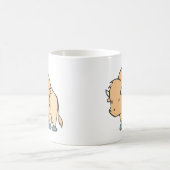 Büffel-Cartoon Kaffeetasse (Mittel)