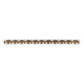 Büffel-Cartoon Satinband (Vorderseite)