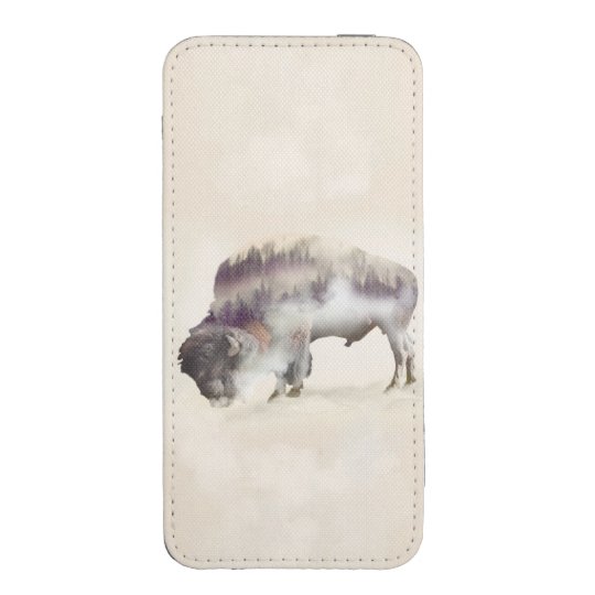 Büffel-doppelte Belichtung-amerikanische iPhone Tasche
