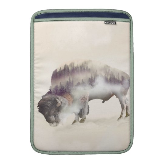 Büffel-doppelte Belichtung-amerikanische MacBook Sleeve