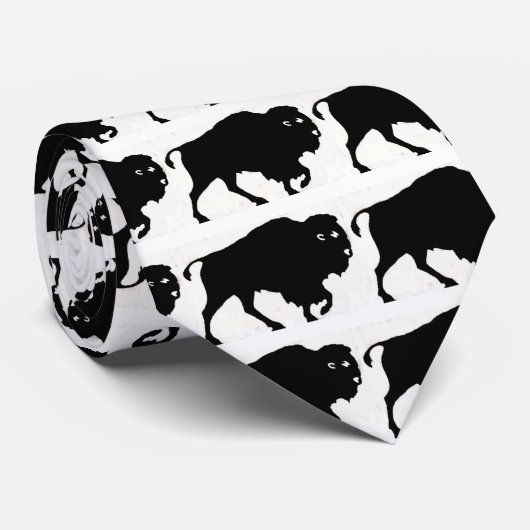 Büffel-Entwürfe Krawatte (Gerollt)