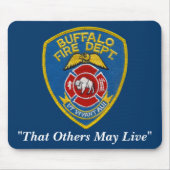 Büffel-Feuer Mousepad (Vorne)