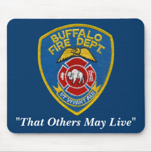 Büffel-Feuer Mousepad