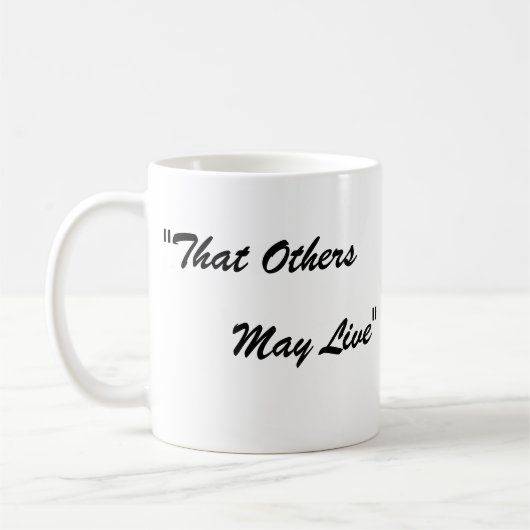 Büffel-Feuer-Tasse Kaffeetasse (Links)