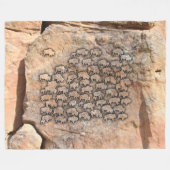 Büffel Fleecedecke (Vorderseite (Horizontal))