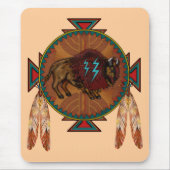 Büffel-Geist Mousepad (Vorne)