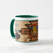 Büffel-Geist Tasse (Vorderseite Links)