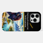 Büffel grasen an einem üppigen Fluss iPhone Hülle (Rückseite (Horizontal))