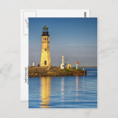 Büffel-Hauptleitungs-Licht Postkarte (Vorne/Hinten)