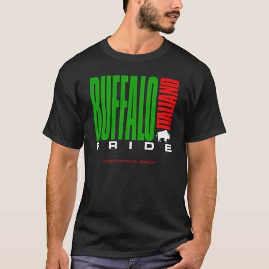 BÜFFEL-ITALIENER-STOLZ T-Shirt (Vorderseite)