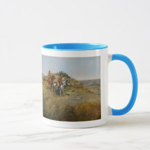 Büffel-Jagd, 1891 (Öl auf Leinwand) Tasse