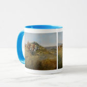 Büffel-Jagd, 1891 (Öl auf Leinwand) Tasse (Vorderseite Links)