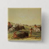 Büffel-Jagd Button (Vorderseite)