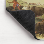 Büffel-Jagd Mousepad (Ecke)