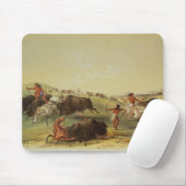 Büffel-Jagd Mousepad (Mit Mouse)