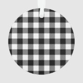 Büffel kariert - Schwarzweiss Ornament (Rückseite)