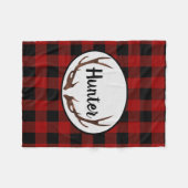 Büffel-karierte Karo-Holzfäller-Fleecedecke Fleecedecke (Vorderseite (Horizontal))