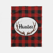 Büffel-karierte Karo-Holzfäller-Fleecedecke Fleecedecke (Vorderseite)