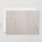 Büffel-karierter Rotwild-Kopf Dankeskarte (Rückseite)