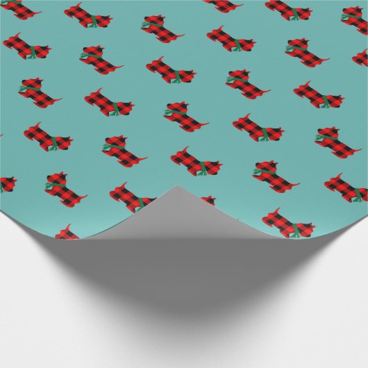 Büffel-kariertes Geschenkpapier (Ecke)