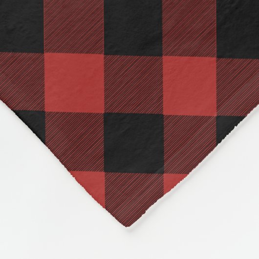 Büffel-kariertes Stinktier scherzt Fleece-Decke Fleecedecke (Ecke)