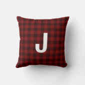 Büffel-Karo-Kinderzimmer Geburts-Notfall | Kissen (Rückseite)