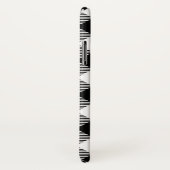 Büffel-Karo, schwarz-weiß Case-Mate iPhone Hülle (Hinten/Rechts)