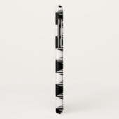 Büffel-Karo, schwarz-weiß Case-Mate iPhone Hülle (Hinten/Links)