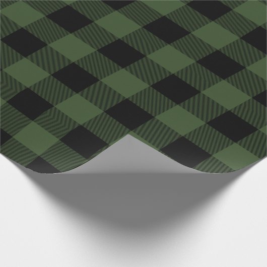Büffel-Karo-Verpackungs-Papier Geschenkpapier (Ecke)