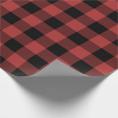 Büffel-Karo-Verpackungs-Papier Geschenkpapier (Ecke)