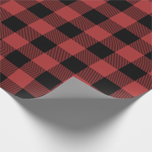 Büffel-Karo-Verpackungs-Papier Geschenkpapier (Ecke)
