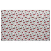 Büffel-Karo-Waldtiere-Muster Stoff (Fat Quarter (45,7 x 55,9 cm))