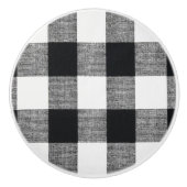 Büffel-Karos Keramikknauf (Vorderseite)