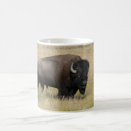Büffel-klassische weiße Tasse (Mittel)