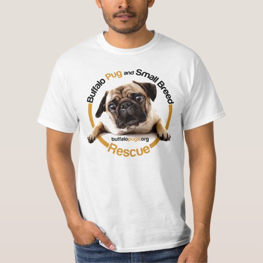 Büffel-Mops-T - Shirt (Vorderseite)