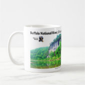 Büffel-nationaler Fluss I - Frühlings-Laub 2008 Kaffeetasse (Links)