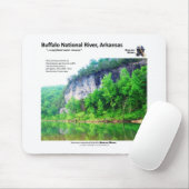 Büffel-nationaler Fluss I - Frühlings-Laub 2008 Mousepad (Mit Mouse)