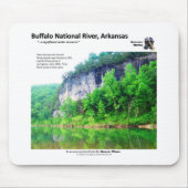 Büffel-nationaler Fluss I - Frühlings-Laub 2008 Mousepad (Vorne)