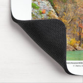 Büffel-nationaler Fluss II - Herbstfarben 2009 Mousepad (Ecke)